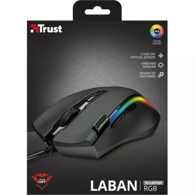 Мышка Trust Laban GXT188 RGB Mouse (21789) - 8