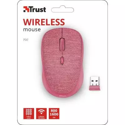 Мышка Trust Yvi Fabric pink (22674) - 4 Мышка Trust Yvi Fabric pink (22674) - 4
