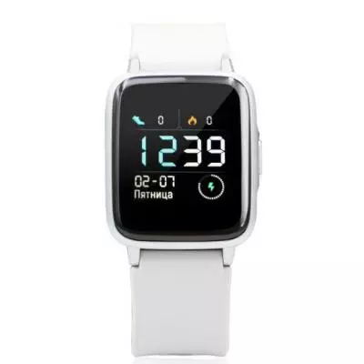 Смарт-часы Haylou Smart Watch LS01 Silver/White (3040438) - 1