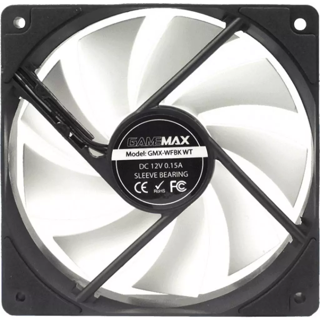 Кулер для корпуса Gamemax GMX-WFBK-WT - 3