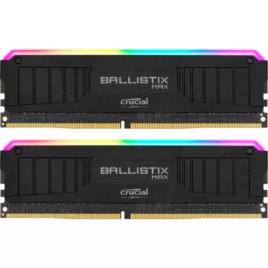 Модуль памяти для компьютера DDR4 16GB (2x8GB) 3000 MHz Ballistix RGB Micron (BL2K8G30C15U4BL)