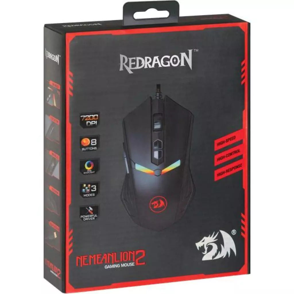 Мышка Redragon Nemeanlion 2 Black (70438) - 7