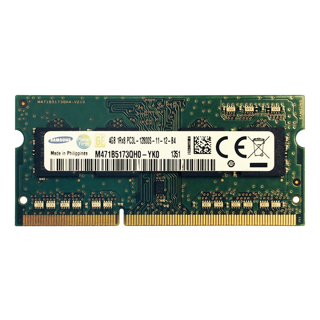 Модуль памяти для ноутбука SoDIMM DDR3L 4GB 1600 MHz Samsung (M471B5173QH0-YK0)