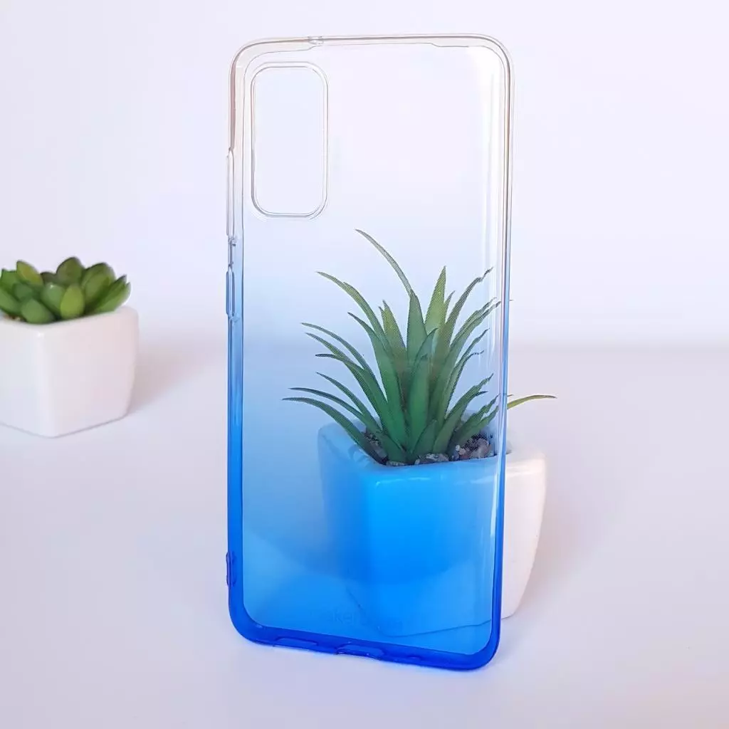 Чехол для моб. телефона MakeFuture Samsung S20 Air Gradient (TPU) Blue (MCG-SS20BL) - 1