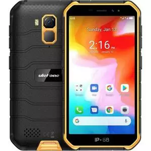 Мобильный телефон Ulefone Armor X7 2/16GB Black Orange (6937748733454)