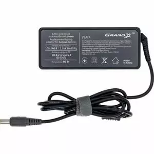 Блок питания к ноутбуку Grand-X Lenovo (20V 4,5A 90W) 7,9x5,5mm (LE90W55С)