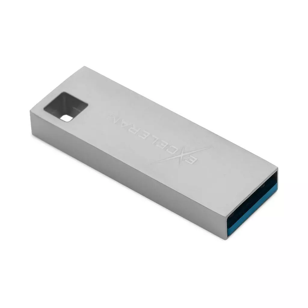 USB флеш накопитель eXceleram 128GB U1 Series Silver USB 3.1 Gen 1 (EXP2U3U1S128) - 1