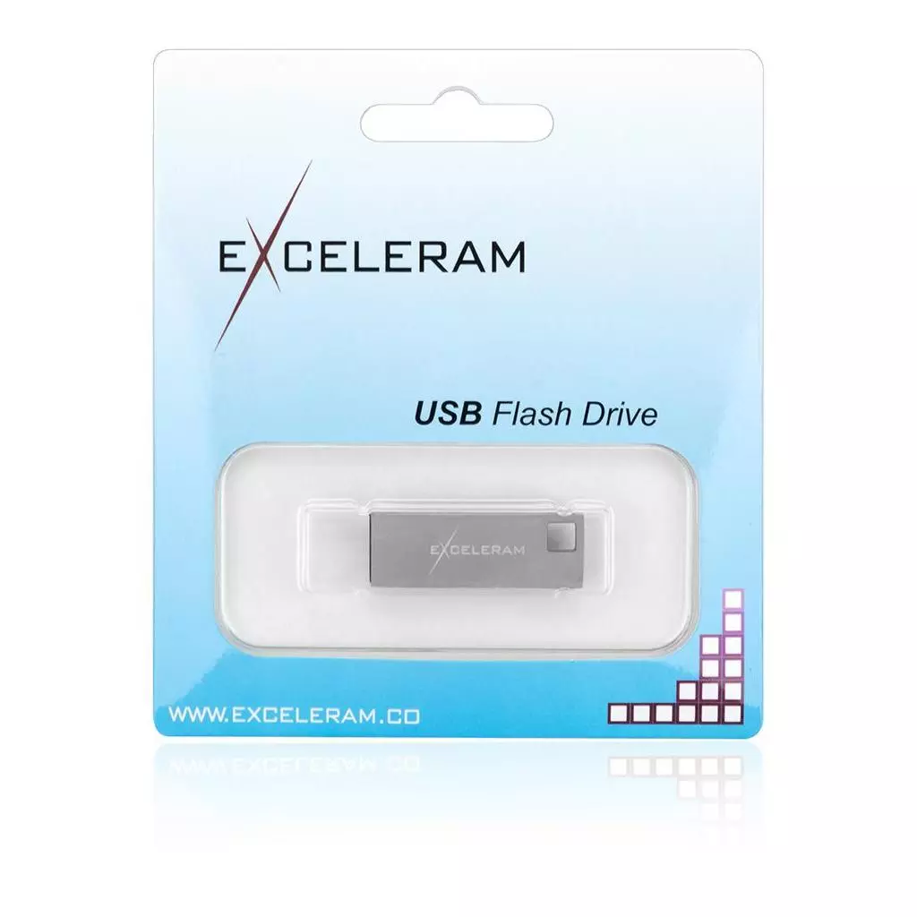 USB флеш накопитель eXceleram 128GB U1 Series Silver USB 3.1 Gen 1 (EXP2U3U1S128) - 5