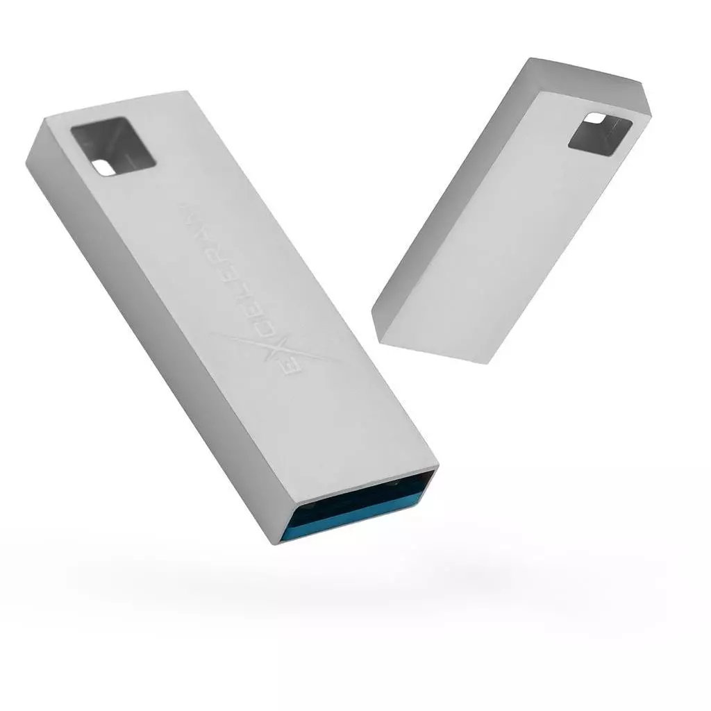 USB флеш накопитель eXceleram 128GB U1 Series Silver USB 3.1 Gen 1 (EXP2U3U1S128)