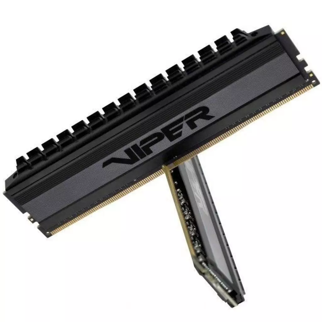 Модуль памяти для компьютера DDR4 16GB (2x8GB) 3200 MHz Viper 4 Blackout Patriot (PVB416G320C6K) - 2