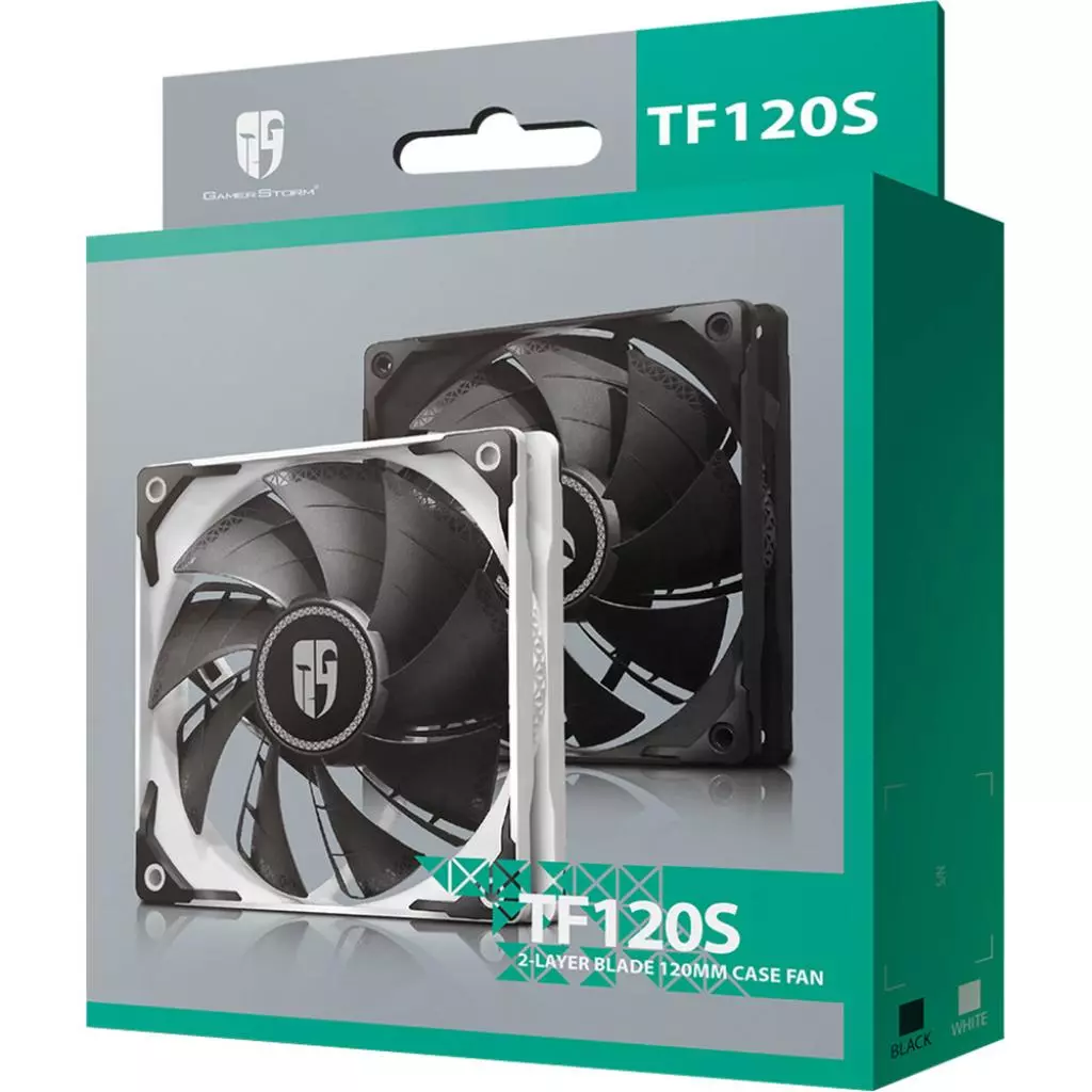 Кулер для корпуса Deepcool GAMER STORM TF120S Black (TF120S BLACK) - 5 Кулер для корпуса Deepcool GAMER STORM TF120S Black (TF120S BLACK) - 5