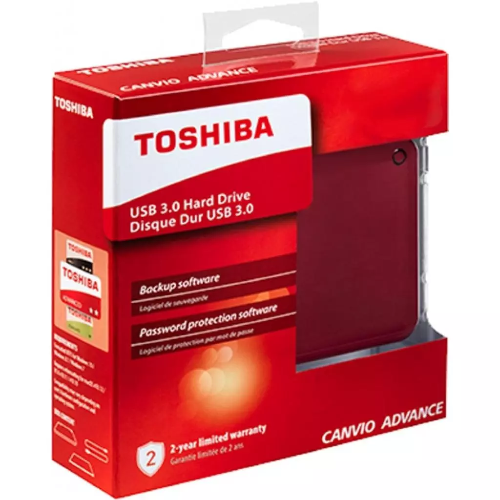 Внешний жесткий диск 2.5" 2TB Toshiba (HDTC920ER3AA) - 5 Внешний жесткий диск 2.5" 2TB Toshiba (HDTC920ER3AA) - 5