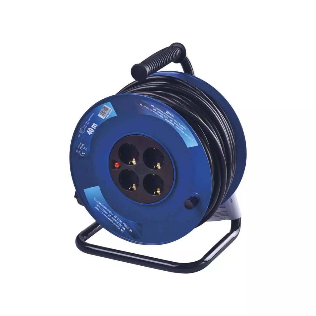 Сетевой удлинитель EMOS катушка 4 роз., 40 м (P09240M) - 1 Сетевой удлинитель EMOS катушка 4 роз., 40 м (P09240M) - 1