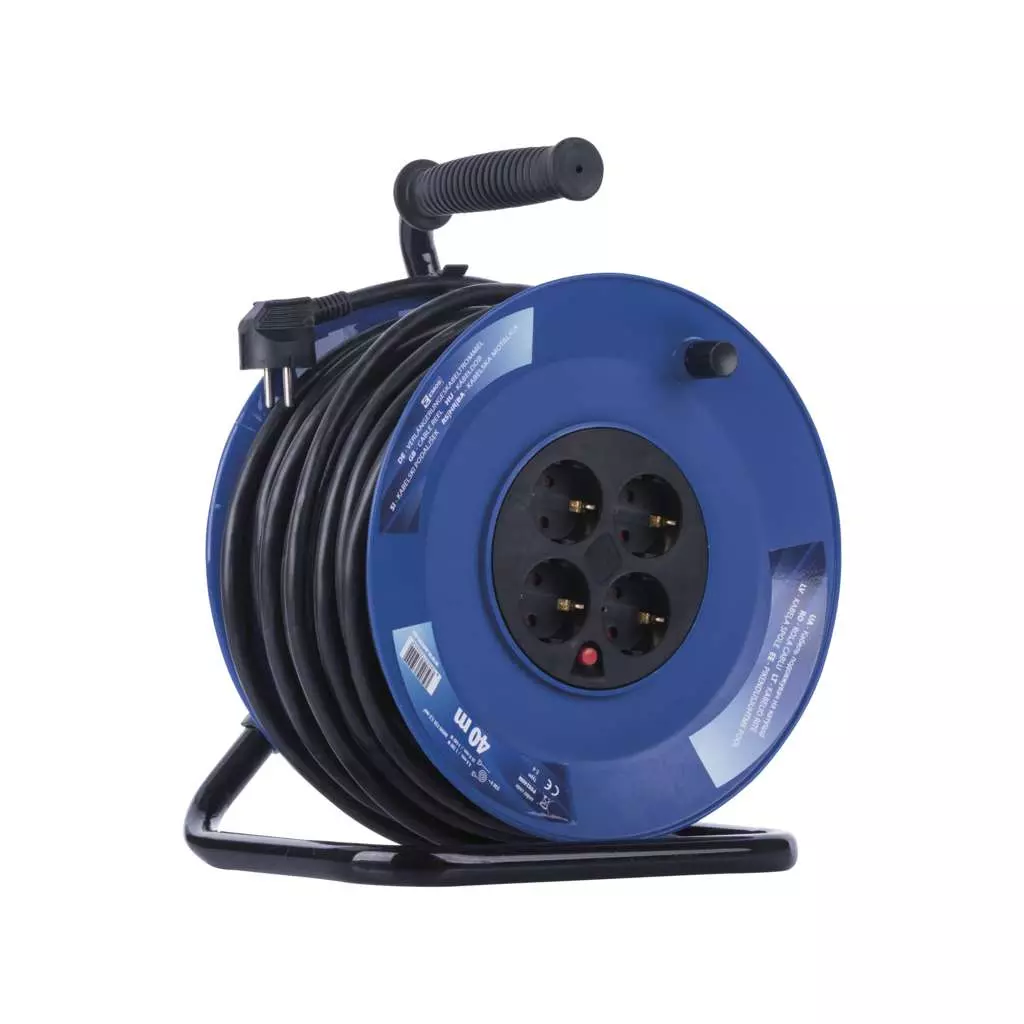 Сетевой удлинитель EMOS катушка 4 роз., 40 м (P09240M) - 2 Сетевой удлинитель EMOS катушка 4 роз., 40 м (P09240M) - 2