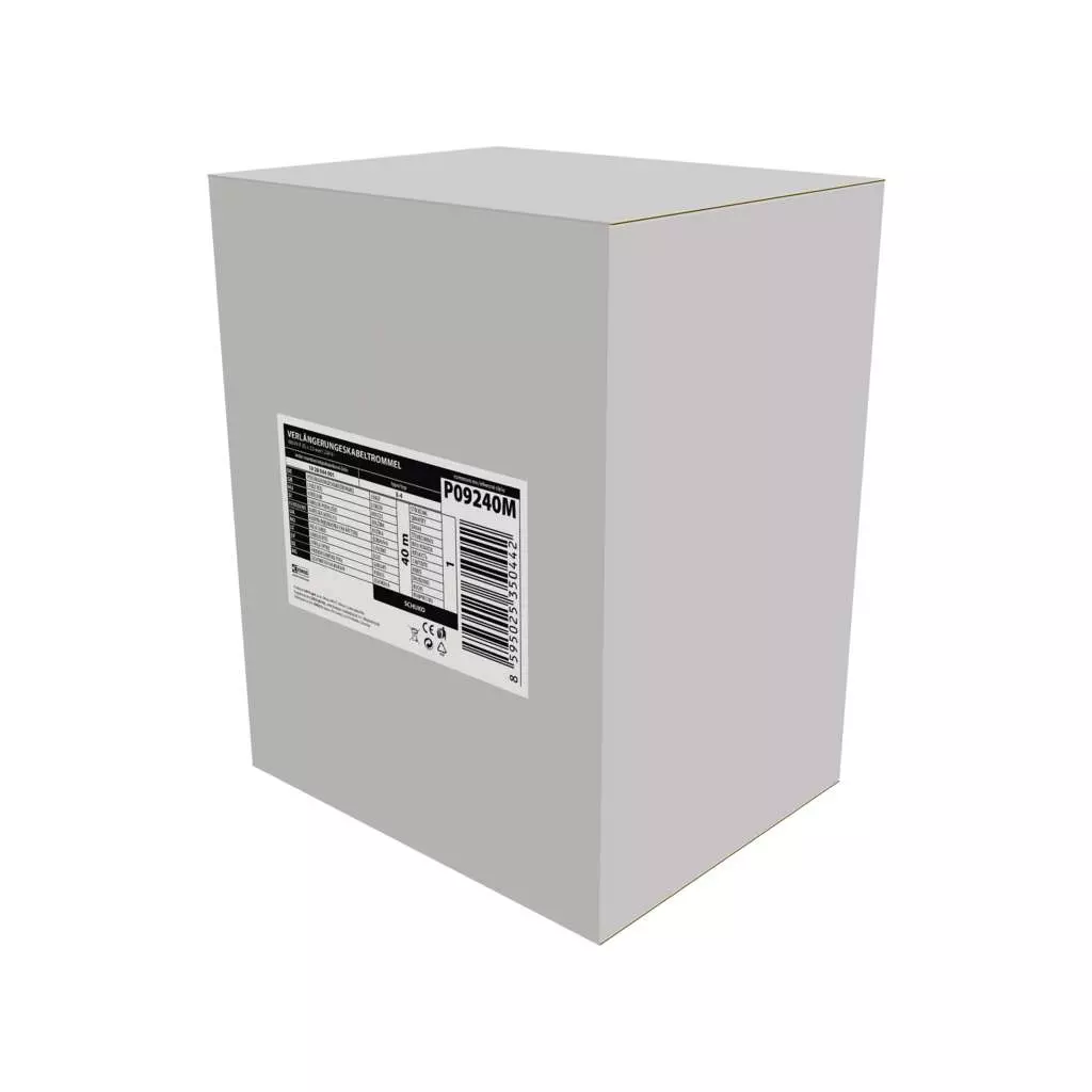 Сетевой удлинитель EMOS катушка 4 роз., 40 м (P09240M) - 5 Сетевой удлинитель EMOS катушка 4 роз., 40 м (P09240M) - 5