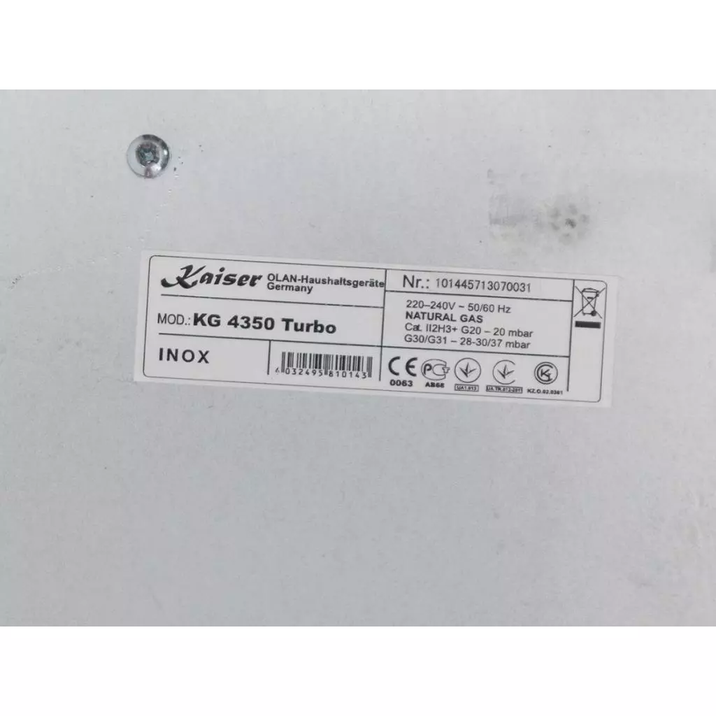 Варочная поверхность Kaiser KG4350TURBO - 3 Варочная поверхность Kaiser KG4350TURBO - 3