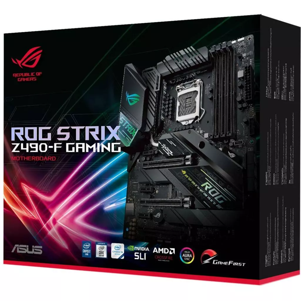 Материнская плата ASUS ROG STRIX Z490-F GAMING - 9