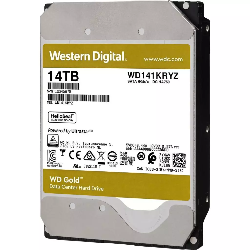 Жесткий диск 3.5" 14TB WD (WD141KRYZ) - 1