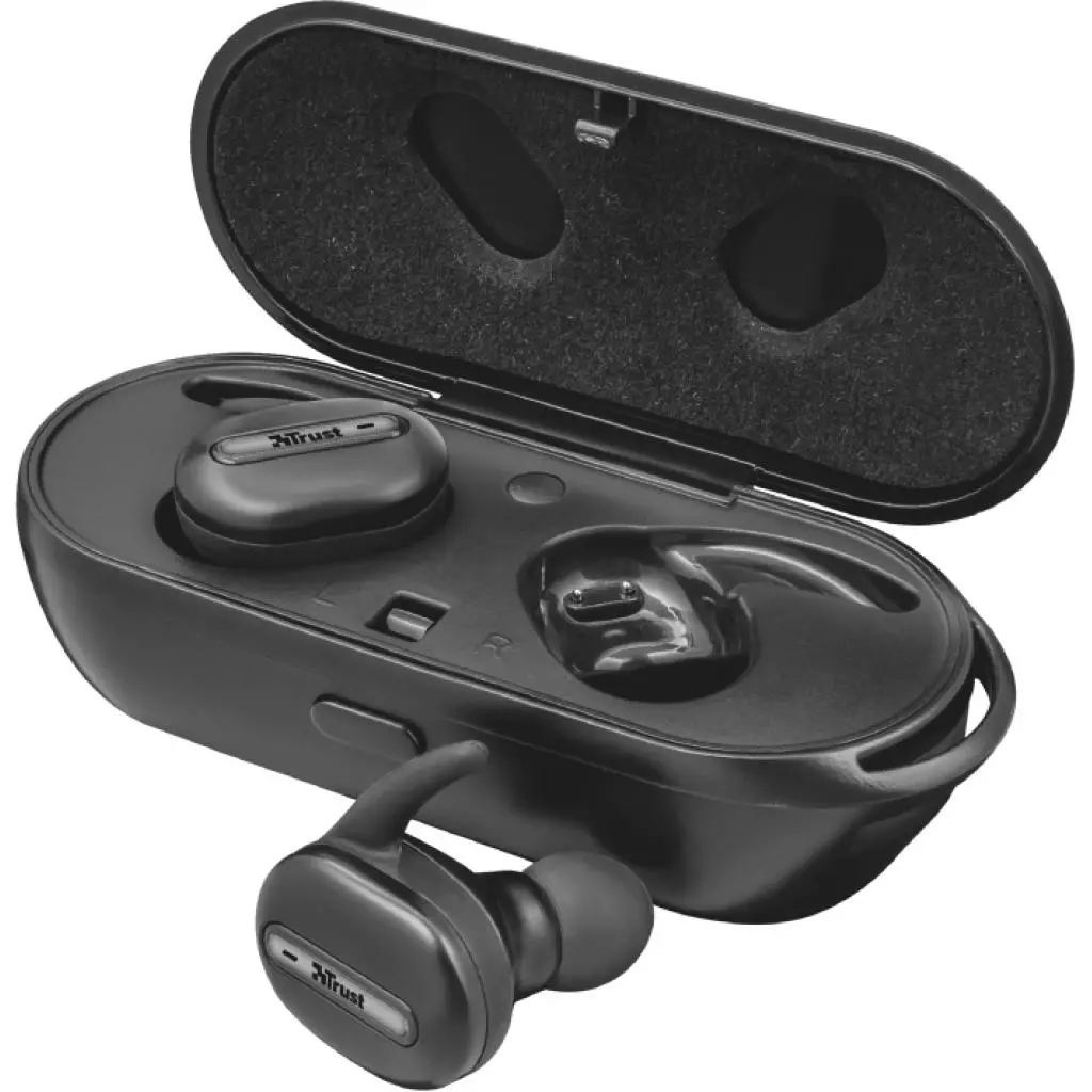 Наушники Trust Duet2 True Wireless Earbuds Black (22864) - 4 Наушники Trust Duet2 True Wireless Earbuds Black (22864) - 4