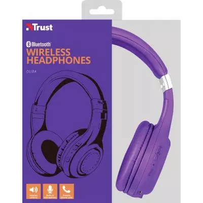 Наушники Trust Dura Bt Headphones Sum Purple (22764) - 5