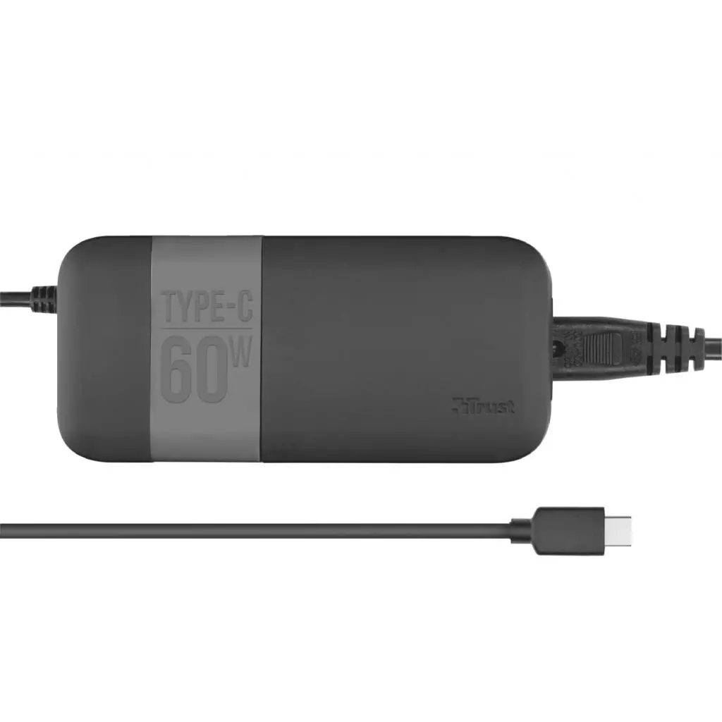 Блок питания к ноутбуку Trust Moda Universal 60W USB-C Charger (21478)