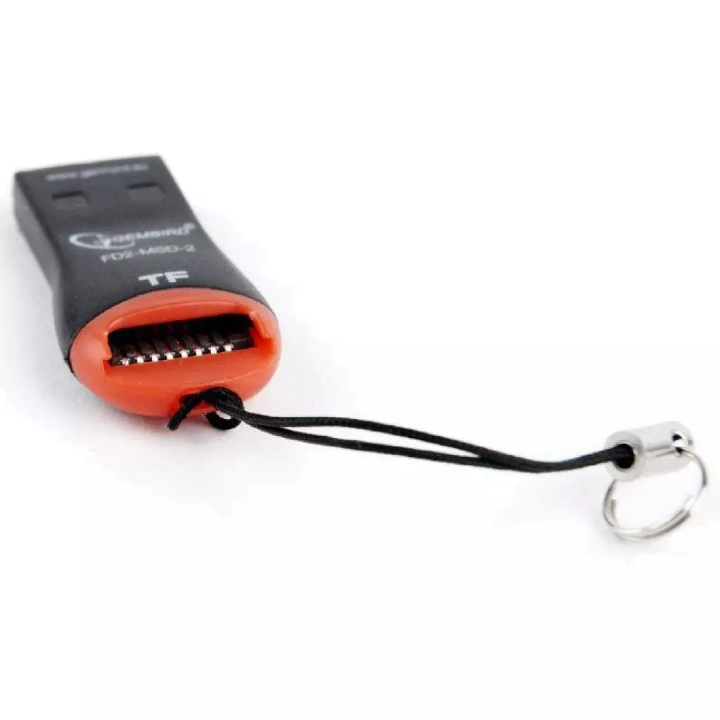 Считыватель флеш-карт Gembird USB 2.0 MicroSD (FD2-MSD-3) - 2 Считыватель флеш-карт Gembird USB 2.0 MicroSD (FD2-MSD-3) - 2