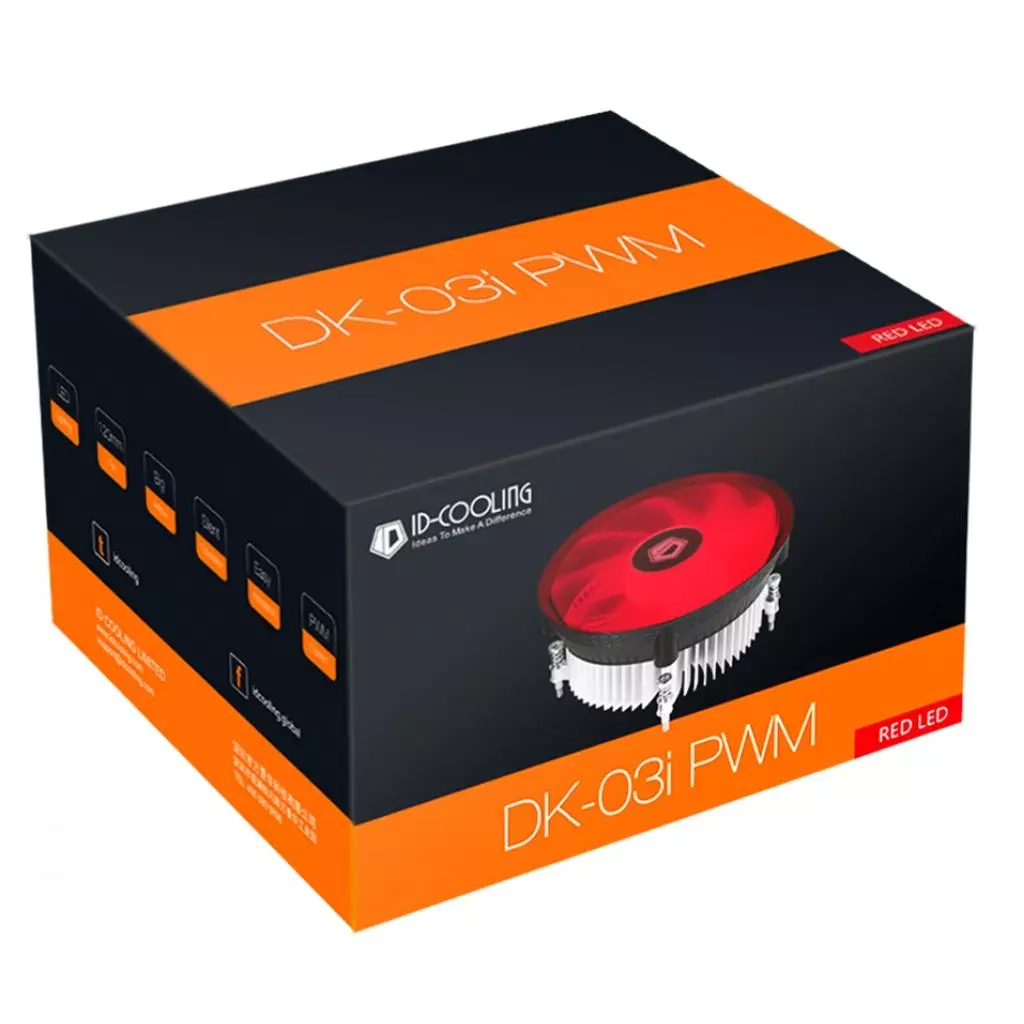 Кулер для процессора ID-Cooling DK-03i PWM Red - 5 Кулер для процессора ID-Cooling DK-03i PWM Red - 5