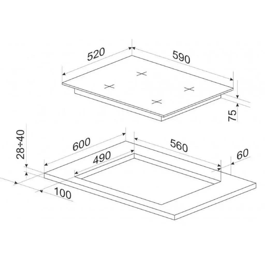 Варочная поверхность Hansa BHKW630590 - 5 Варочная поверхность Hansa BHKW630590 - 5