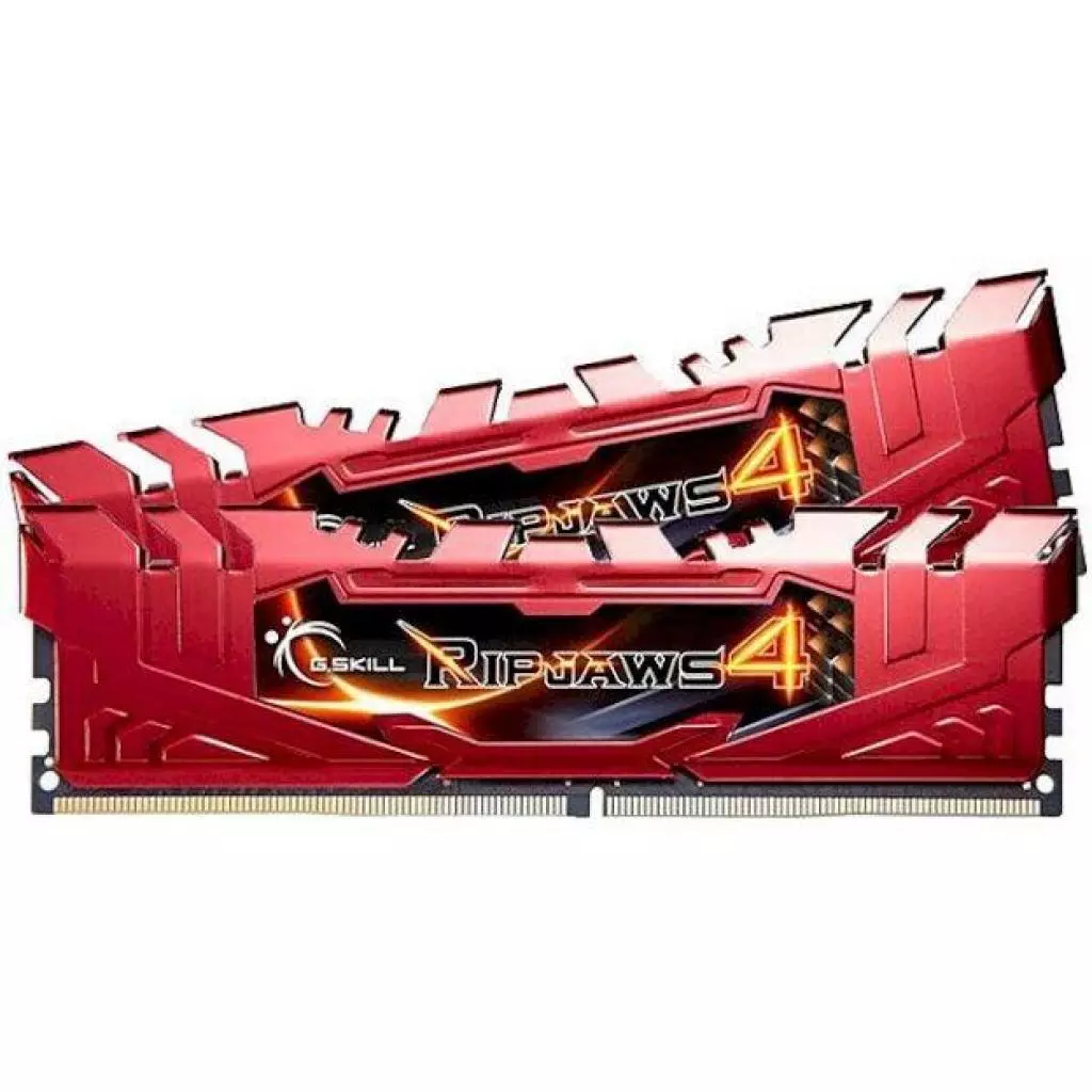 Модуль памяти для компьютера DDR4 16GB (2x8GB) 2666 MHz Ripjaws 4 G.Skill (F4-2666C15D-16GRR) - 1