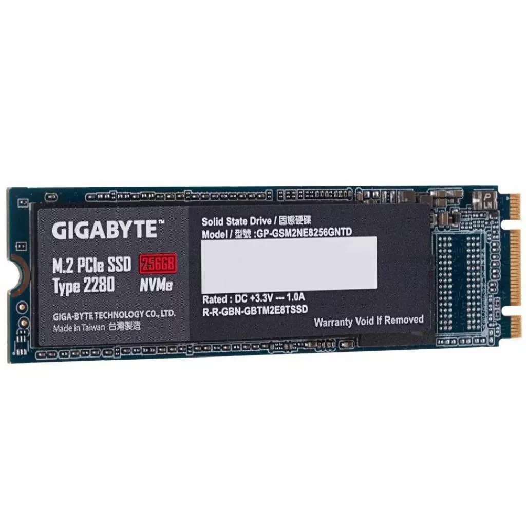 Накопитель SSD M.2 2280 256GB GIGABYTE (GP-GSM2NE8256GNTD) - 1 Накопитель SSD M.2 2280 256GB GIGABYTE (GP-GSM2NE8256GNTD) - 1