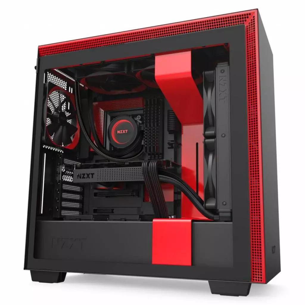 Корпус NZXT H710 Black/Red (CA-H710B-BR) - 3 Корпус NZXT H710 Black/Red (CA-H710B-BR) - 3