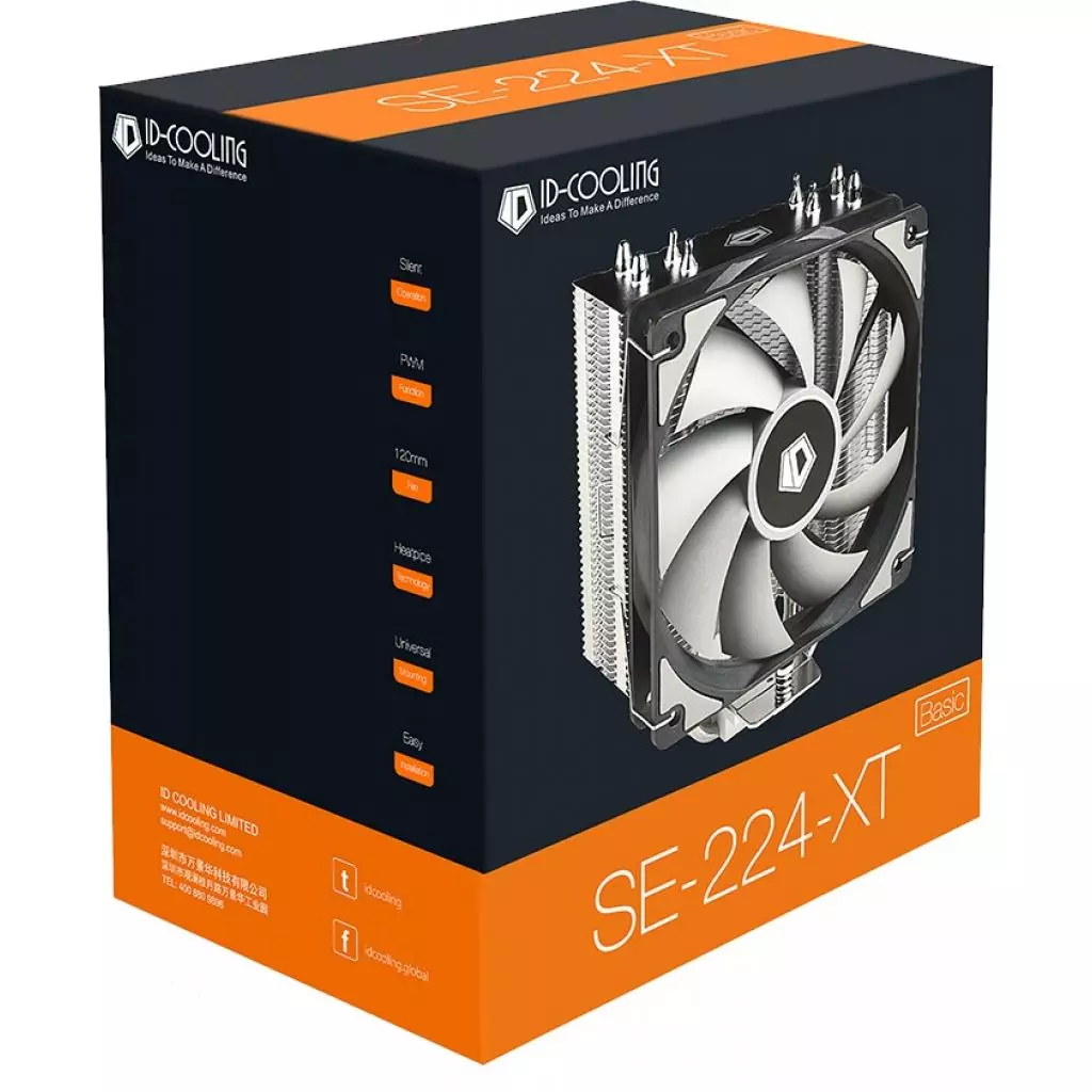 Кулер для процессора ID-Cooling SE-224-XT Basic - 3 Кулер для процессора ID-Cooling SE-224-XT Basic - 3