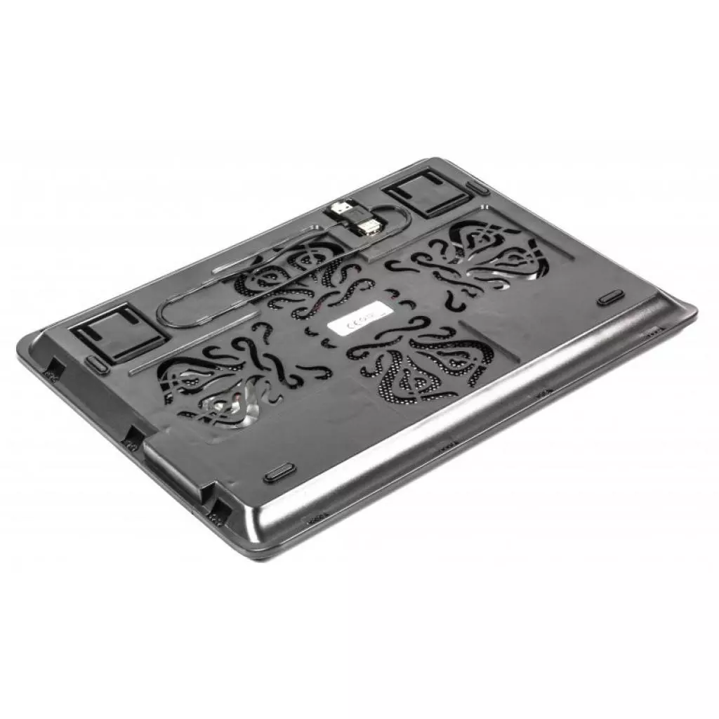 Подставка для ноутбука Gembird до 17", 2x80 mm fan (NBS-2F17-01) - 1 Подставка для ноутбука Gembird до 17", 2x80 mm fan (NBS-2F17-01) - 1