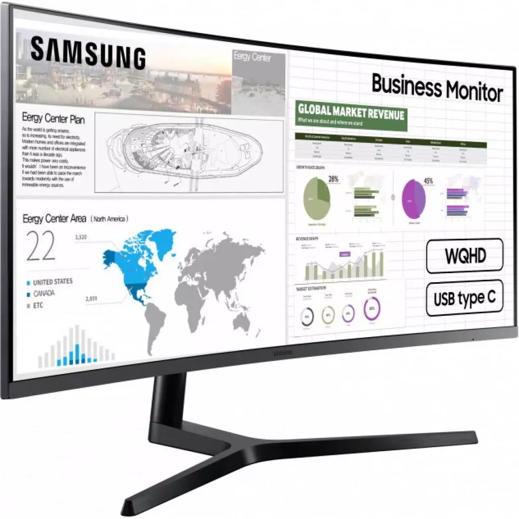 Монитор Samsung C34H890 (LC34H890WGIXCI) - 2