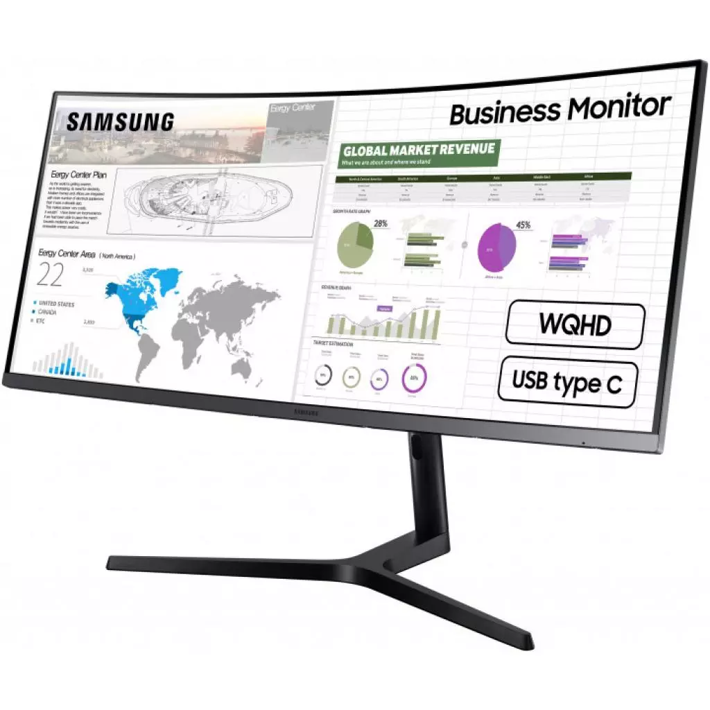 Монитор Samsung C34H890 (LC34H890WGIXCI) - 4