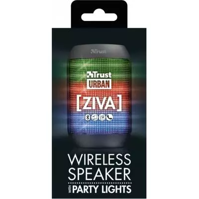 Акустическая система Trust Ziva Wireless Bluetooth Speaker with party lights (21967) - 3 Акустическая система Trust Ziva Wireless Bluetooth Speaker with party lights (21967) - 3