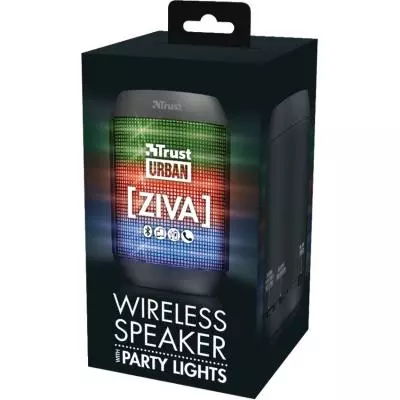 Акустическая система Trust Ziva Wireless Bluetooth Speaker with party lights (21967) - 4 Акустическая система Trust Ziva Wireless Bluetooth Speaker with party lights (21967) - 4