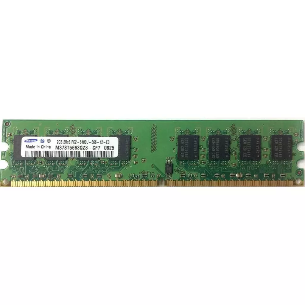 Модуль памяти для компьютера DDR2 2GB 800 MHz Samsung (M378T5663DZ3-CF7)