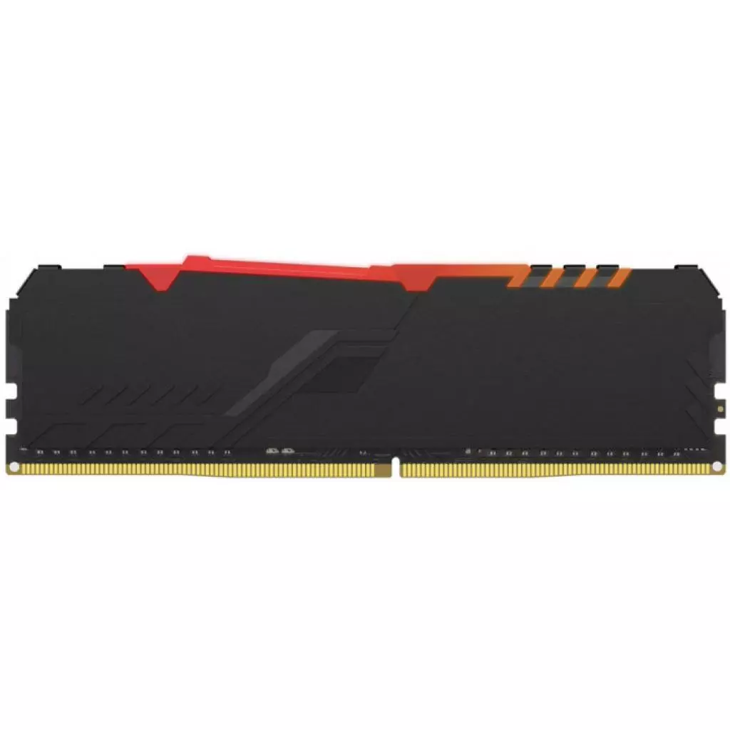 Модуль памяти для компьютера DDR4 8GB 2666 MHz HyperX Fury Black RGB Kingston Fury (ex.HyperX) (HX426C16FB3A/8) - 1 Модуль памяти для компьютера DDR4 8GB 2666 MHz HyperX Fury Black RGB Kingston Fury (ex.HyperX) (HX426C16FB3A/8) - 1
