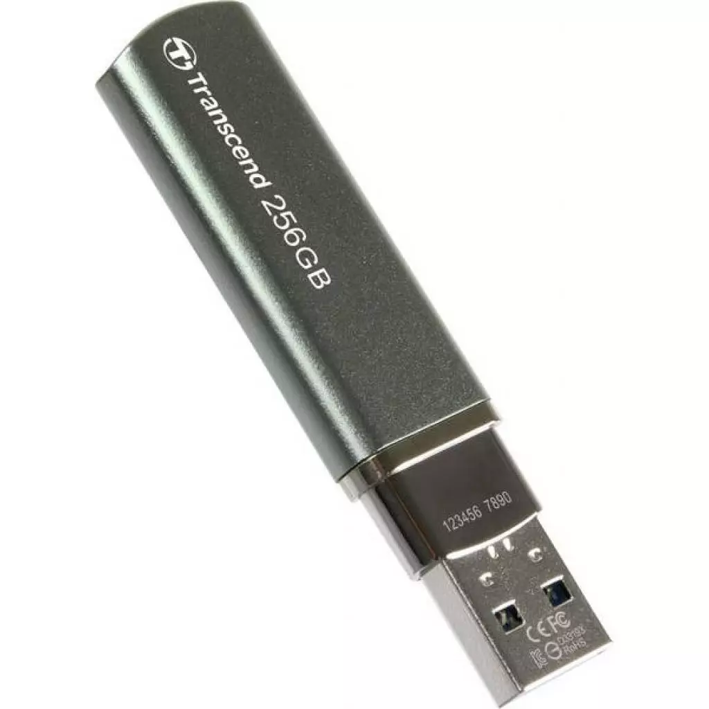 USB флеш накопитель Transcend 256GB JetFlash 910 USB 3.1 (TS256GJF910) - 3