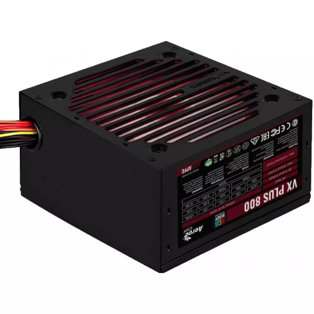 Блок питания AeroCool 800W VX PLUS 800 RGB (VX PLUS 800 RGB) - 3 Блок питания AeroCool 800W VX PLUS 800 RGB (VX PLUS 800 RGB) - 3