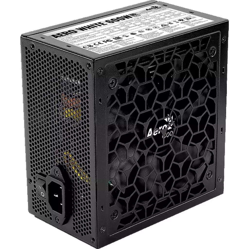 Блок питания AeroCool 500W AERO WHITE (AERO WHITE 500W) - 2 Блок питания AeroCool 500W AERO WHITE (AERO WHITE 500W) - 2