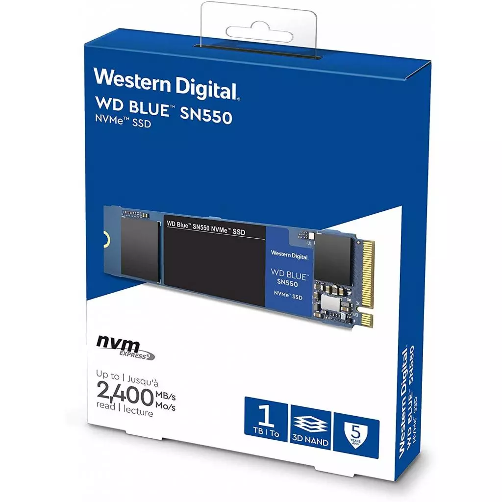 Накопитель SSD M.2 2280 1TB WD (WDS100T2B0C) - 3