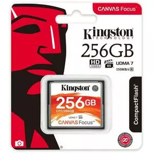 Карта памяти Kingston 256GB Compact Flash Canvas (CFF/256GB)