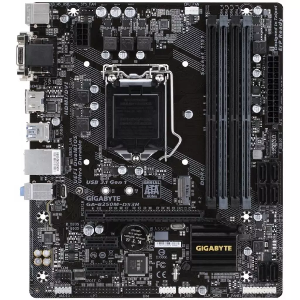 Материнская плата GIGABYTE GA-B250M-DS3H - 3 Материнская плата GIGABYTE GA-B250M-DS3H - 3