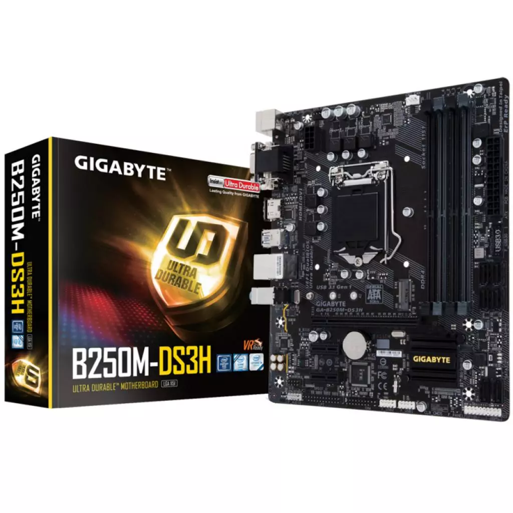 Материнская плата GIGABYTE GA-B250M-DS3H