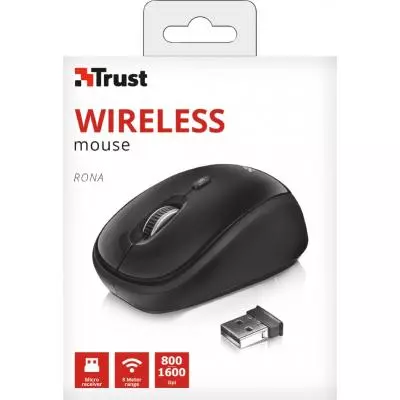 Мышка Trust Rona Wireless Mouse Black (22926) - 3