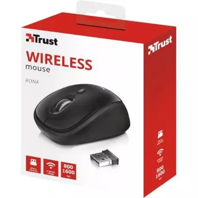 Мышка Trust Rona Wireless Mouse Black (22926) - 4