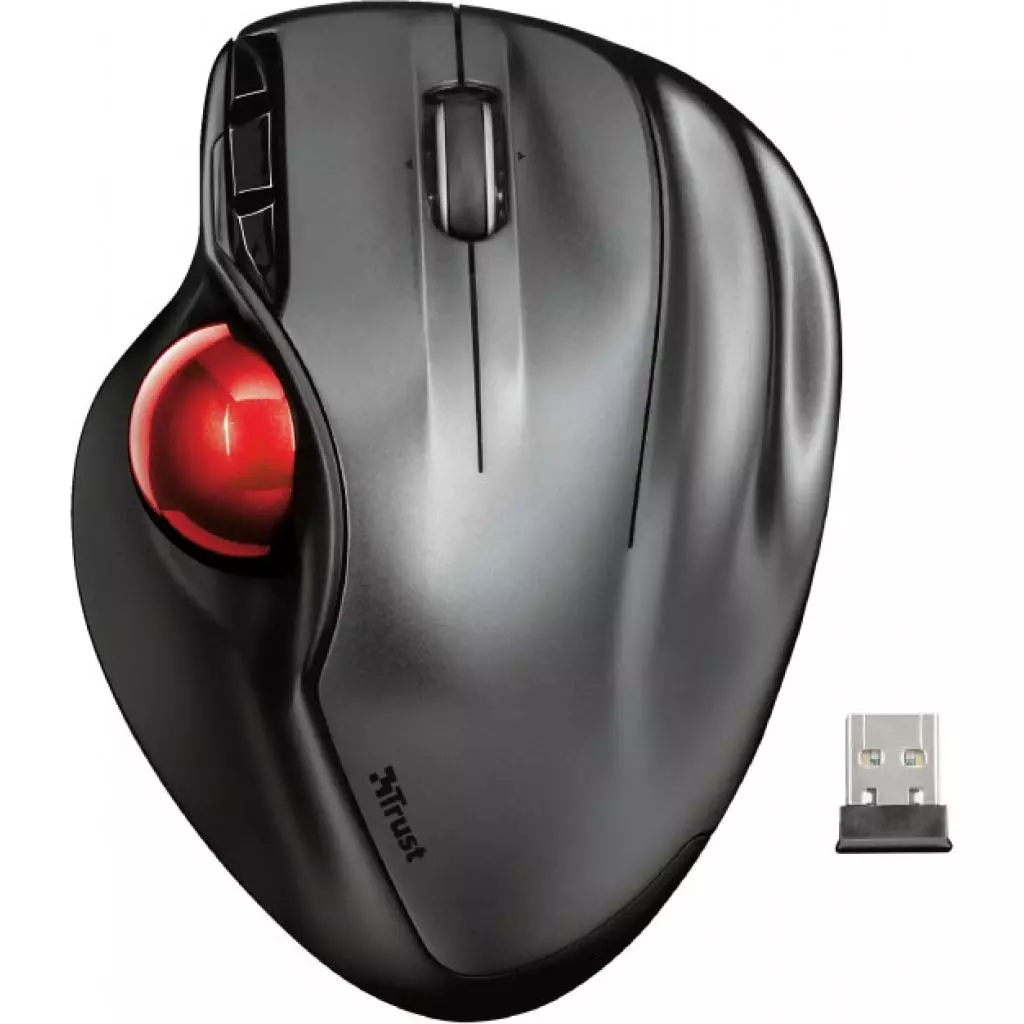 Мышка Trust Sferia Wireless Trackball Black (23121) - 1