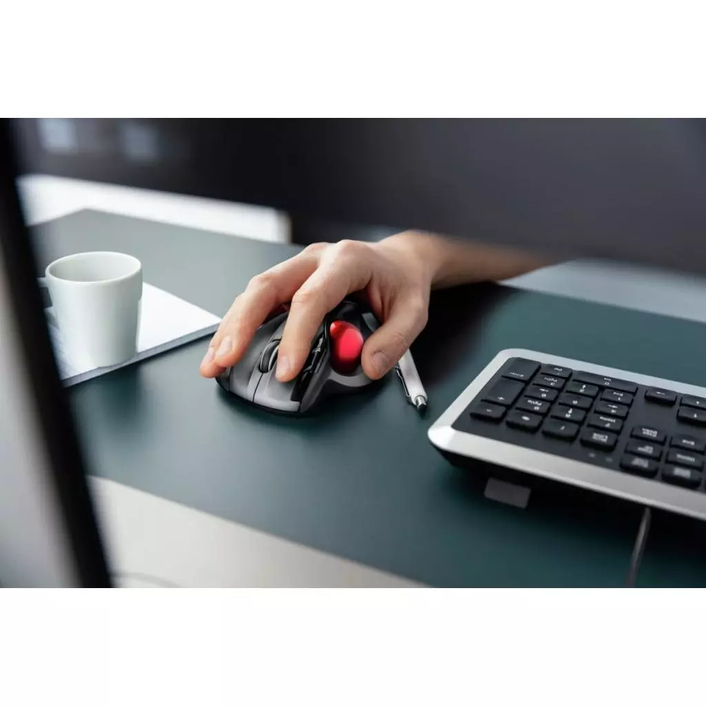 Мышка Trust Sferia Wireless Trackball Black (23121) - 6